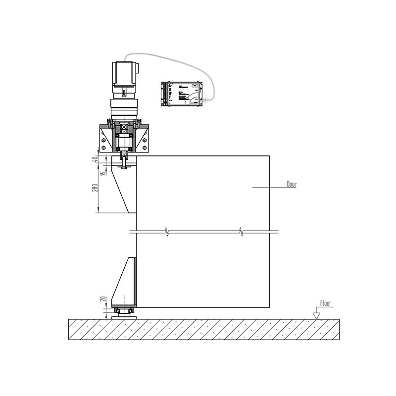 3000 kg Automatický otočný ovládač 3000 kg Automatický otočný ovládač